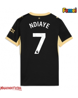 Manchester City Iliman Ndiaye #7 Tricou Fotbal Replică 2026-27 Femei Deplasare Manchester City Iliman Ndiaye #7 Tricou Fotbal Replică 2026-27 Femei Deplasare